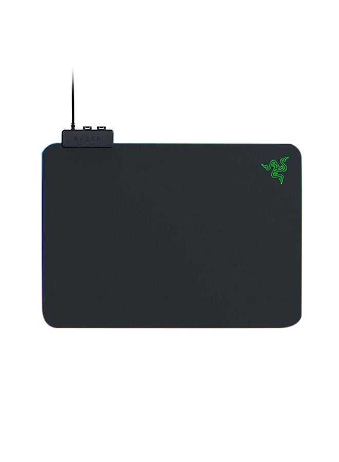 RAZER Firefly V2 -Hard Surface Gaming Mouse Mat(Micro-Textured Surface, Cable Holder, RGB Chroma Lighting) Black - Image 1