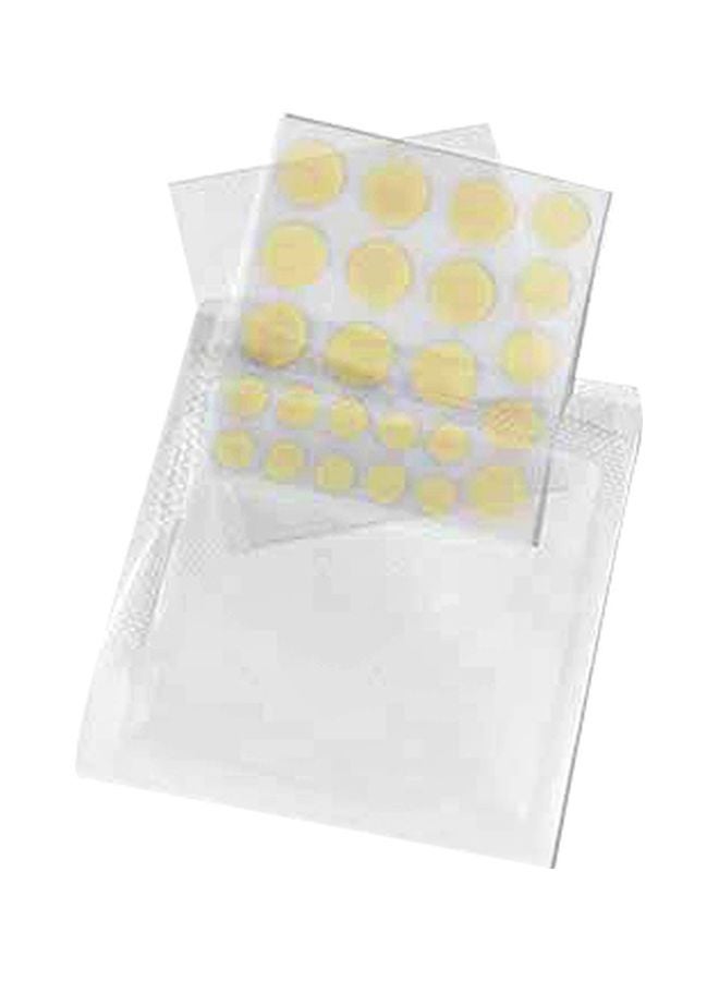 مجموعة لاصقات ماستر لعلاج حب الشباب والبثور مكونة من 24 قطعة أبيض - Image 1