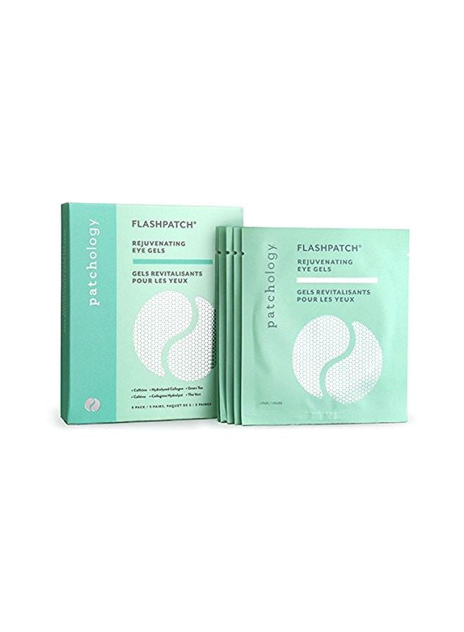 Patchology Pack Of 5 FlashPatch Rejuvenating Eye Gels White  - Image 3