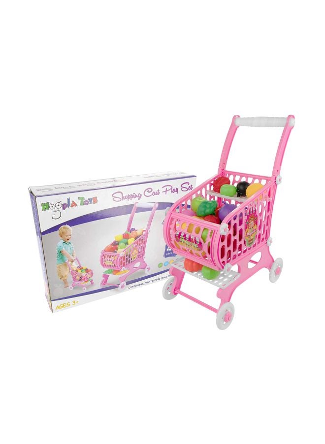 Hoopla Toys 48-Piece Pretend Play Shopping Cart  - Image 2