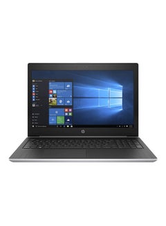 إتش بي لابتوب بريكوك 450 G5 بشاشة عرض 15.6 بوصة ومعالج كور i5 وذاكرة رام 8 جيجابايت ومحرك أقراص SSD سعة 256 جيجابايت وبطاقة رسومات إنتل 620 بدقة فائقة الوضوح أسود/ فضي  - Image 1