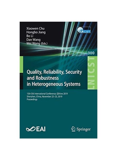 Quality, Reliability, Security And Robustness In Heterogeneous Systems paperback english - 14-Jan-20