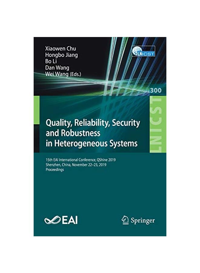 Quality, Reliability, Security And Robustness In Heterogeneous Systems paperback english - 14-Jan-20 