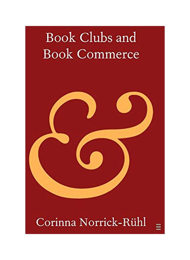 Book Clubs And Book Commerce paperback english 