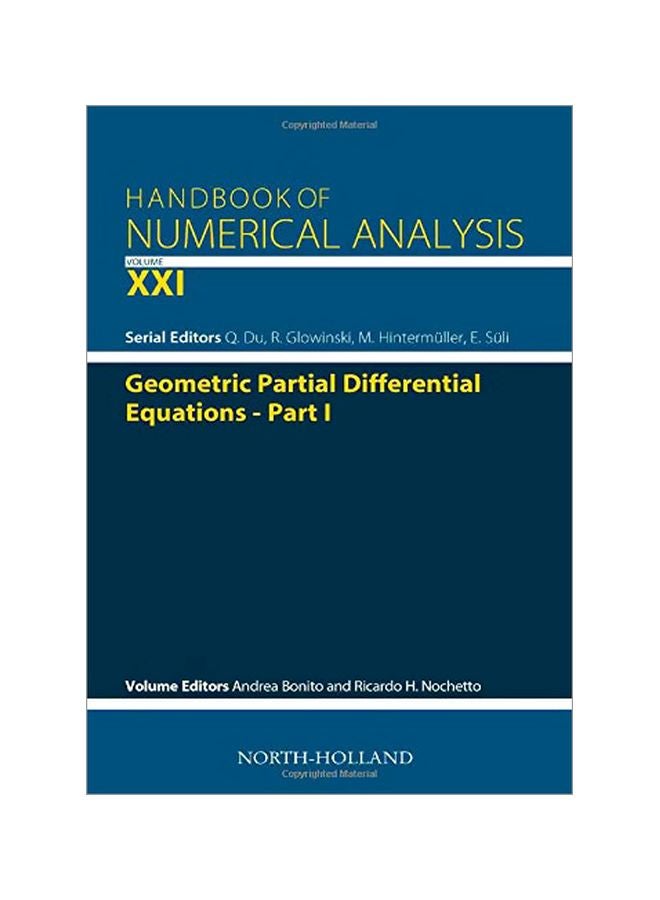 Geometric Partial Differential Equations : Part I Hardcover English by Ricardo H. Nochetto - 20-Jan-20 