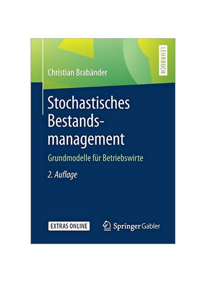Stochastisches Bestands-Management: Grundmodelle Fur Betriebswirte paperback german - 02-Feb-20