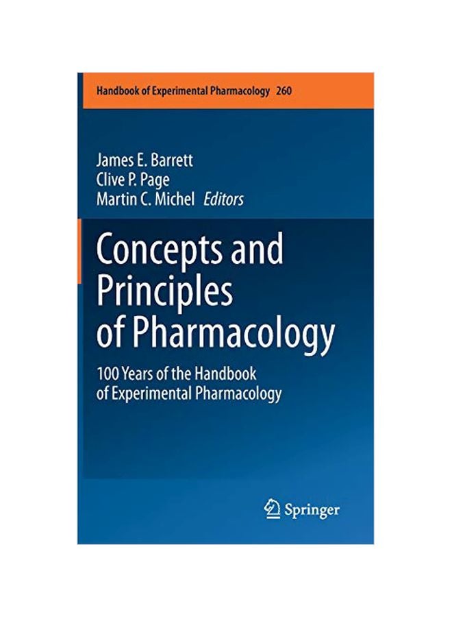 Concepts And Principles Of Pharmacology: 100 Years Of The Handbook Of Experimental Pharmacology hardcover english - 17-Jan-20 