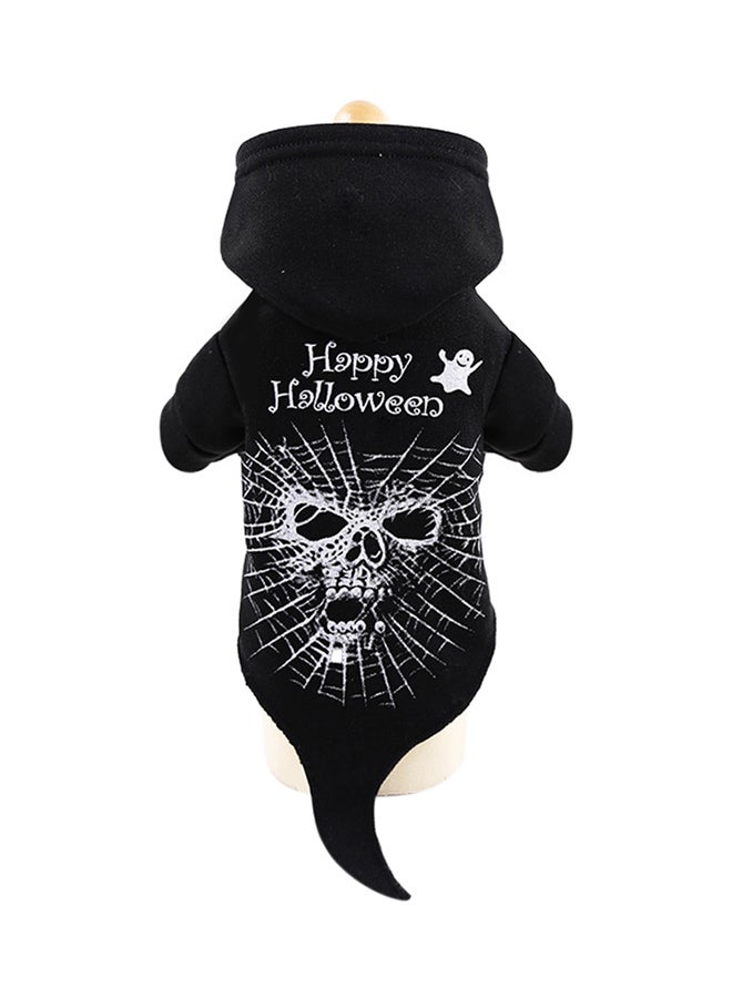 زي تنكري دافئ بتصميم كلب أليف أسود 20x4x15سم - Image 1