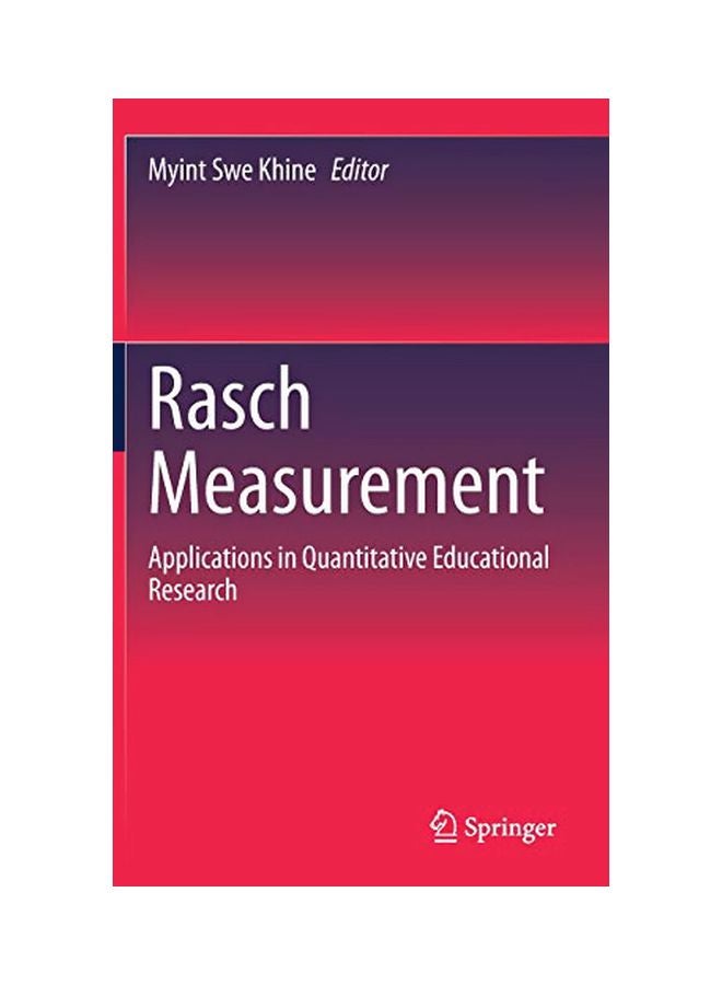 Rasch Measurement : Applications In Quantitative Educational Research hardcover english - 21 Mar 2020 