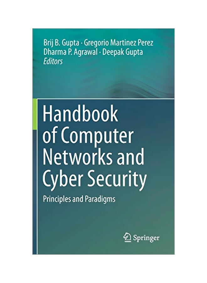 Handbook Of Computer Networks And Cyber Security: Principles And Paradigms hardcover english - 01 Jan 2020 