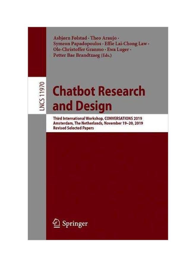 Chatbot Research And Design Paperback English by Folstad, Asbjorn - 43849 
