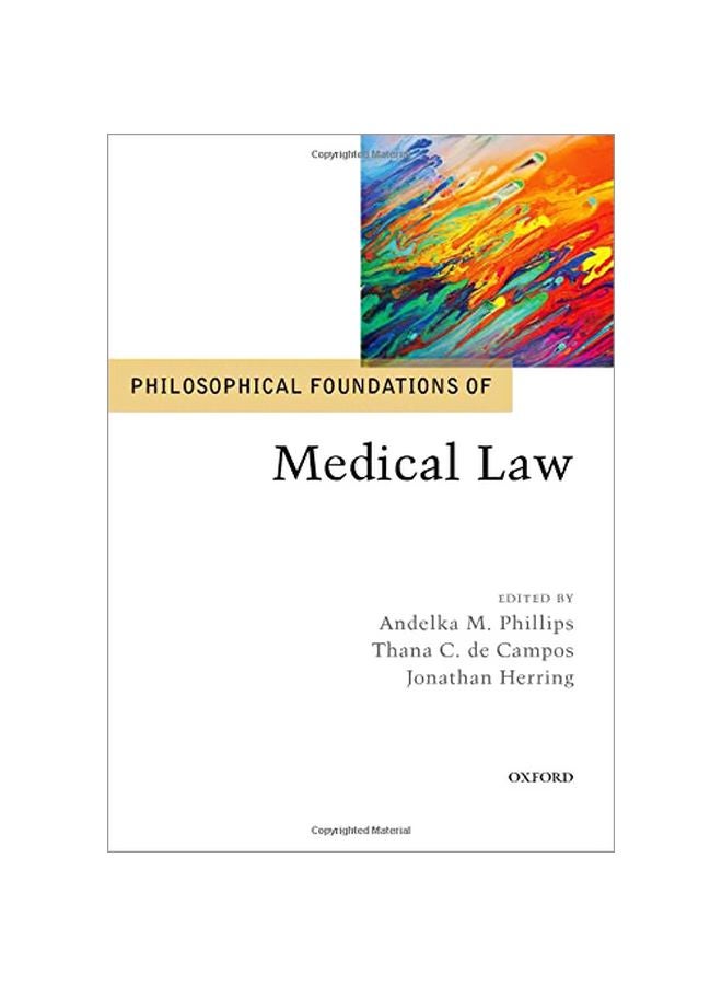 Philosophical Foundations Of Medical Law hardcover english - 21 Jan 2020 