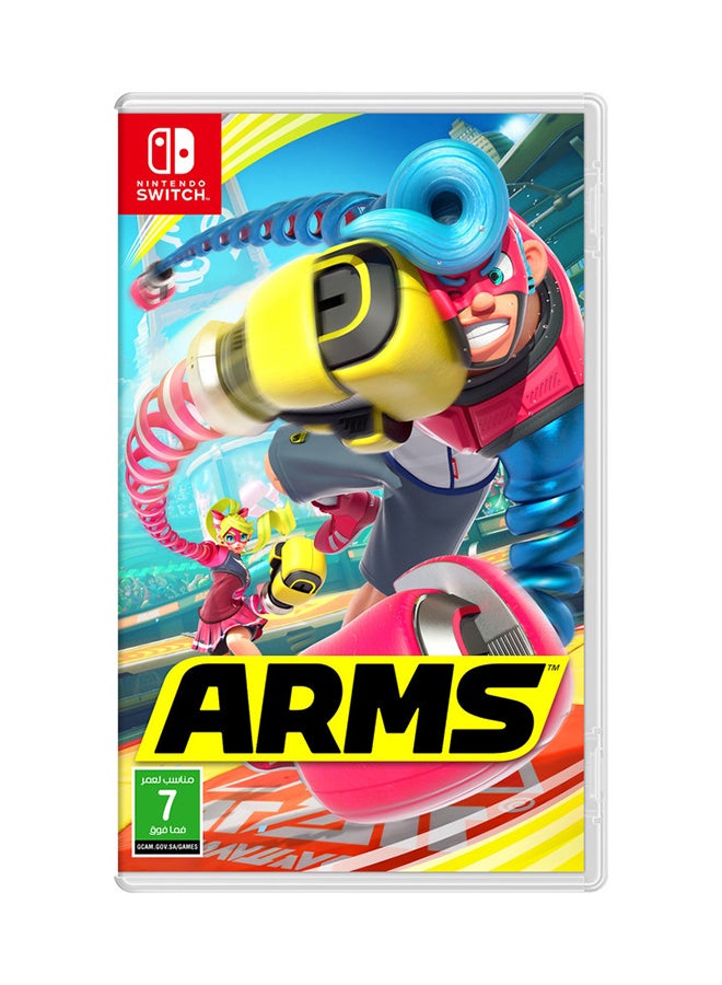 نينتندو لعبة Arms 2017 - باللغتين الإنجليزية والعربية (إصدار السعودية) - نينتندو سويتش - Image 1
