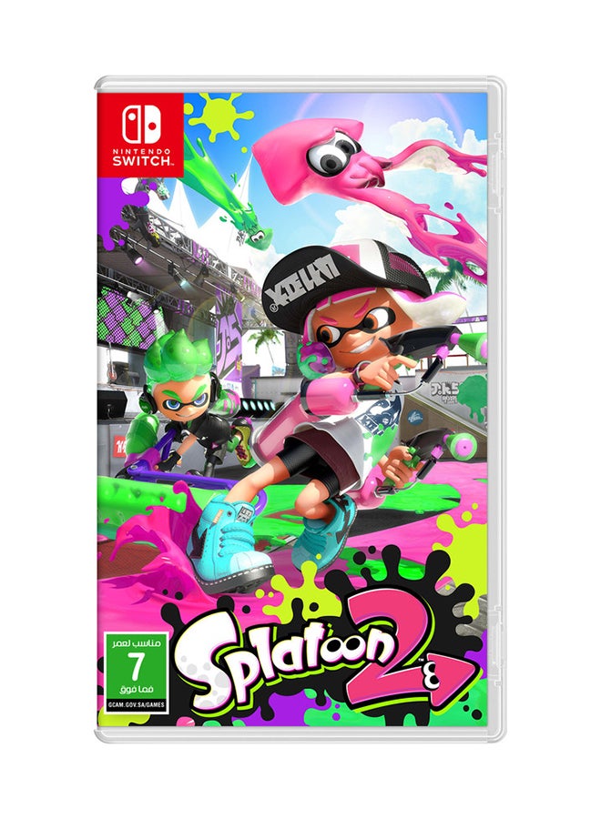 نينتندو لعبة Splatoon 2 - اللغة الإنجليزية/العربية (إصدار السعودية) - مغامرة - نينتندو سويتش - Image 1