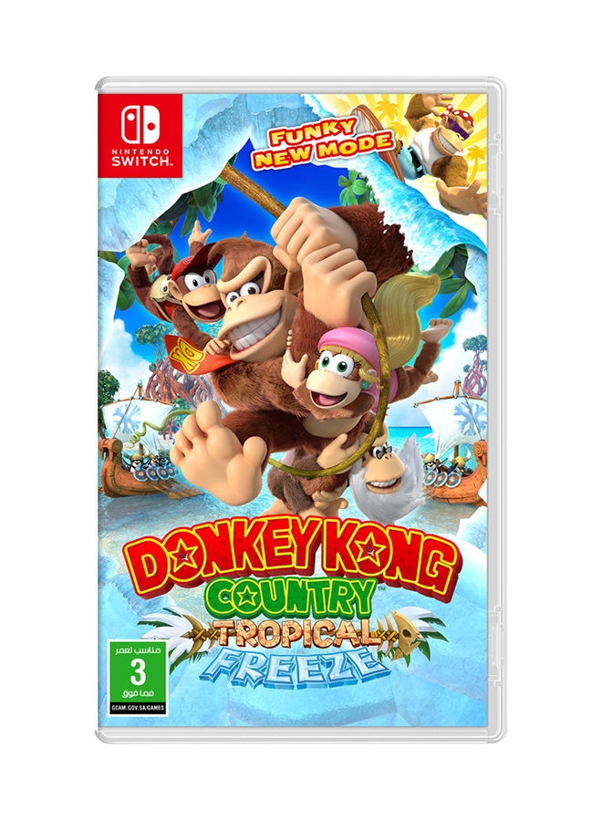 نينتندو لعبة Donkey Kong Country : Tropical Freeze اللغة الإنجليزية/العربية (إصدار السعودية) - مغامرة - نينتندو سويتش  - Image 1