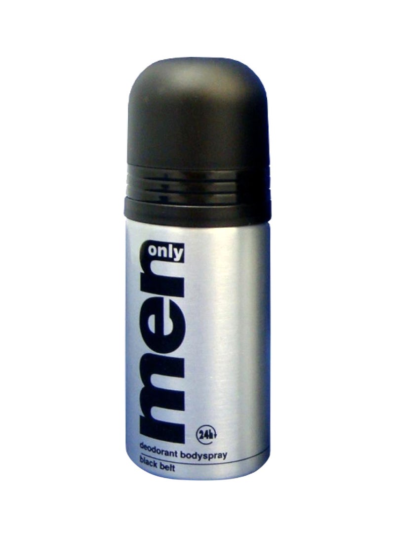 Men Only Black Belt Body Spray 150ml 