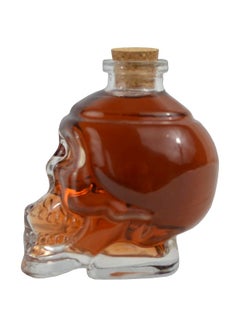 Fairly Odd Novelties Skull Shaped Glass Decanter Clear  - Image 3