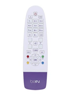 Generic Bein Sport Receiver TV Remote Control White/Purple  - Image 1