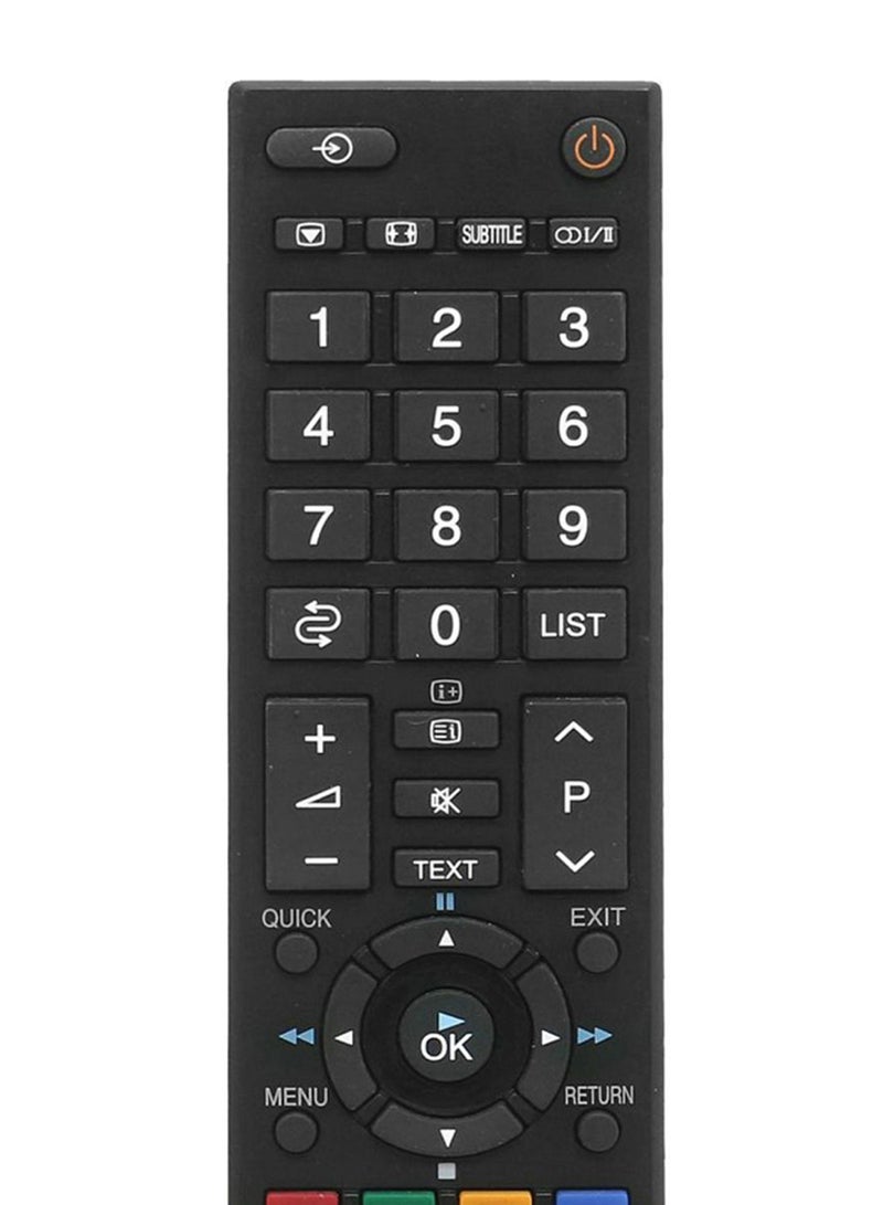 TV Remote Control For Toshiba LCD Screen Black - Image 2