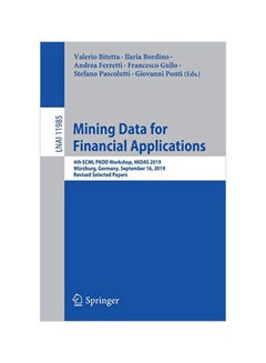 Mining Data For Financial Applications Paperback English by Valerio Bitetta - 43834