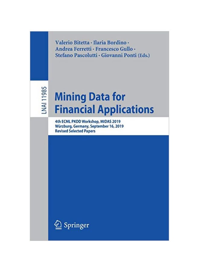 null - Mining Data For Financial Applications Paperback English by Valerio Bitetta - 43834 - Image 1