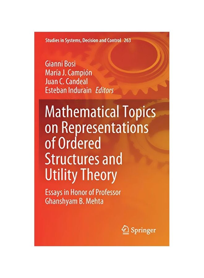 Mathematical Topics On Representations Of Ordered Structures And Utility Theory hardcover english - 24 January 2020 