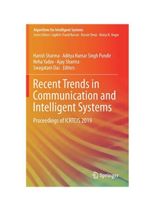 Recent Trends In Communication And Intelligent Systems: Proceedings Of ICRTCIS 2019 hardcover english - 18 January 2020 - v1583317367/N35245870A_1
