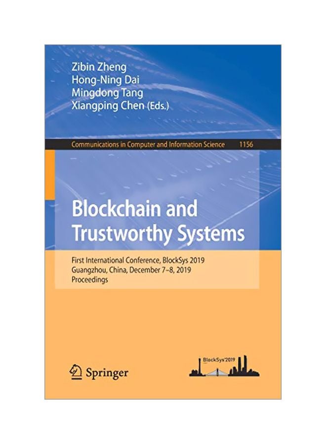 Blockchain And Trustworthy Systems paperback english - 25 January 2020 