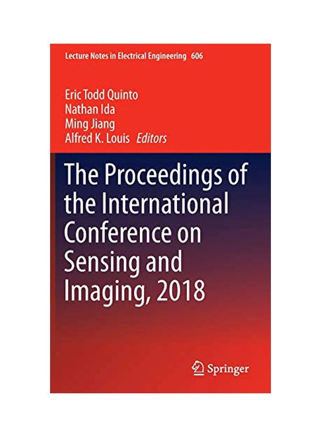 Proceedings Of The International Conference On Sensing And Imaging, 2018 hardcover english - 27 January 2020 