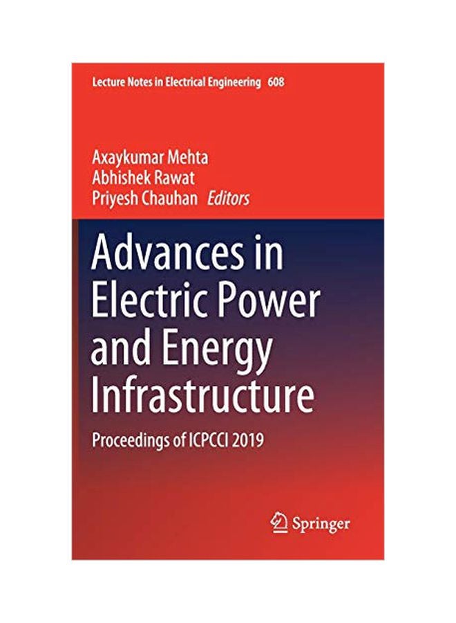 Advances In Electric Power And Energy Infrastructure: Proceedings Of ICPCCI 2019 hardcover english - 15 January 2020 