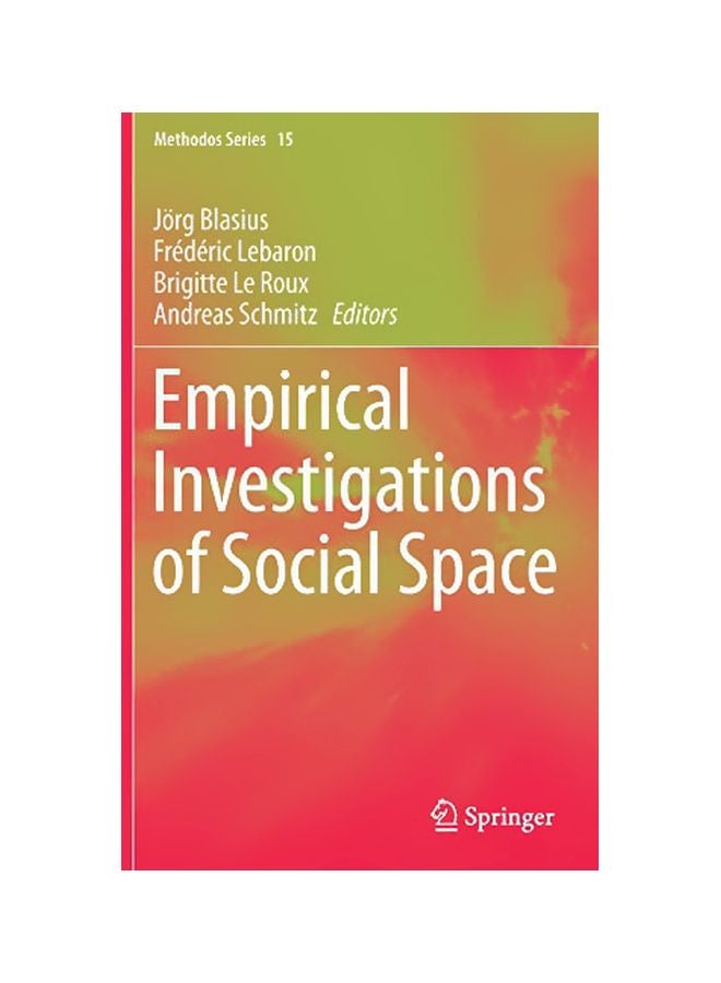 null - Empirical Investigations Of The Social Space hardcover english - 8 January 2020 - Image 1