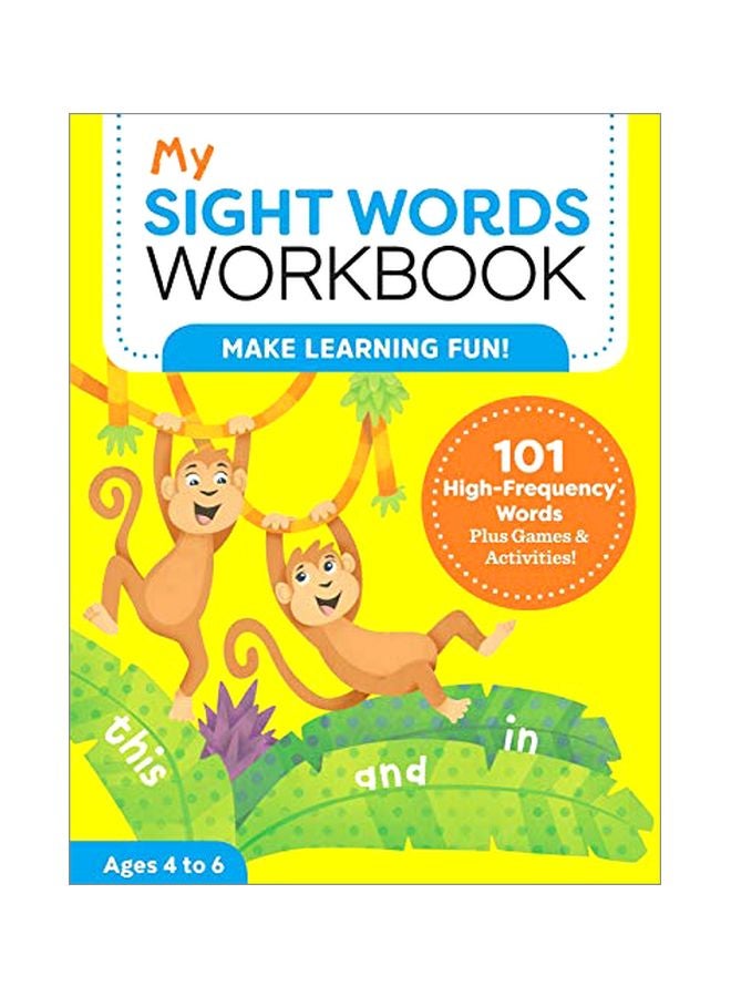 My Sight Words Workbook : Make Learning Fun Paperback English by Lautin Brainard - 10 September 2019