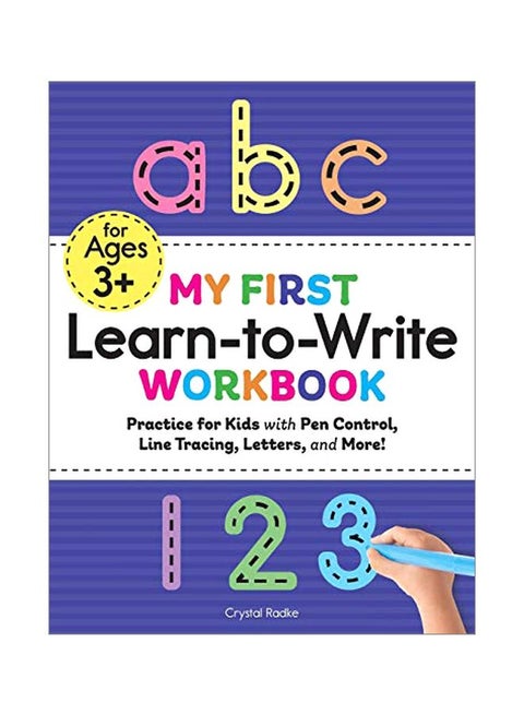 My First Learn To Write Workbook Paperback English by Crystal Radke - 43704