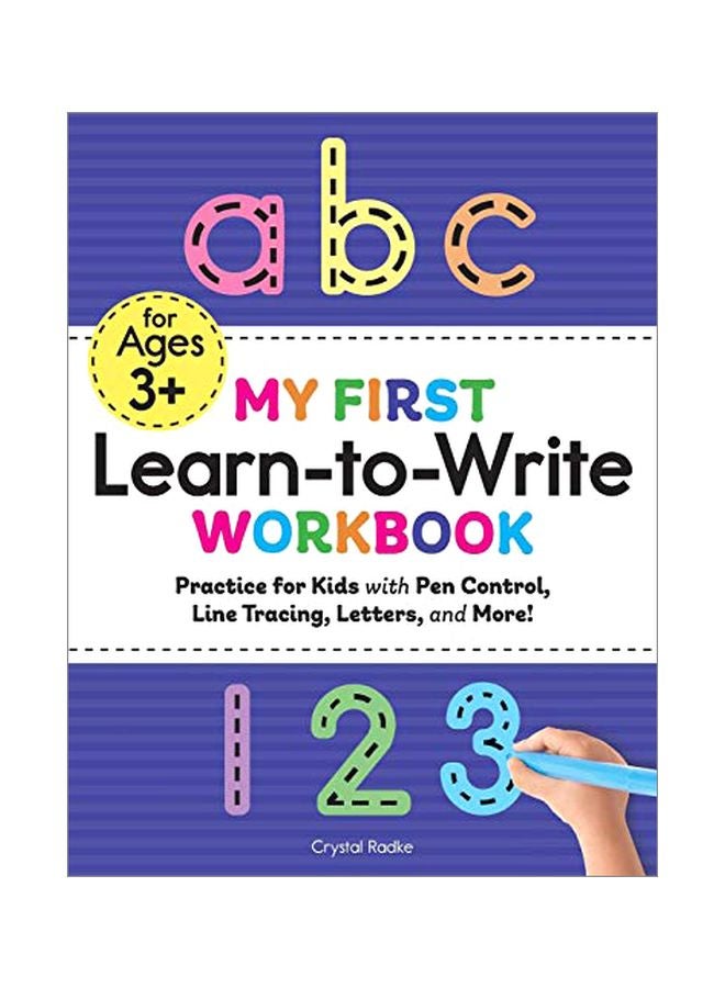 My First Learn To Write Workbook Paperback English by Crystal Radke - 43704 