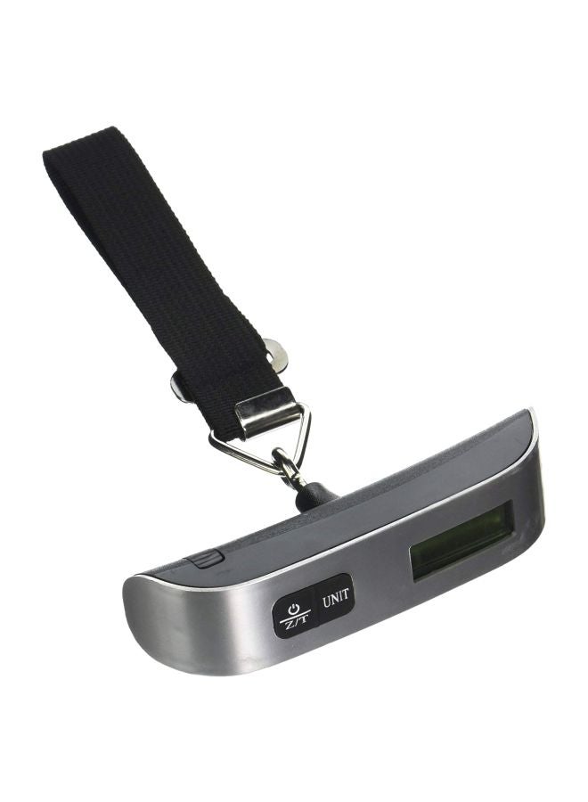 Kole Imports Digital Luggage Scale With Easy Grip Handle Silver/Black - Image 1