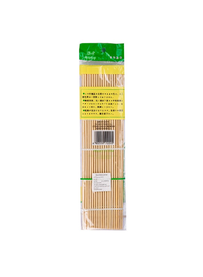 Zumra Bamboo Sushi Rolling Mat Beige  - Image 3