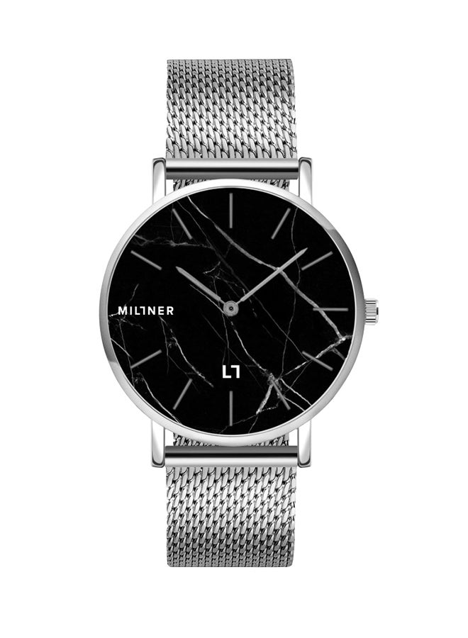 ميلنر ساعة يد بعقارب وسوار معدني مقاس 39 مم طراز 0010206 - Image 1