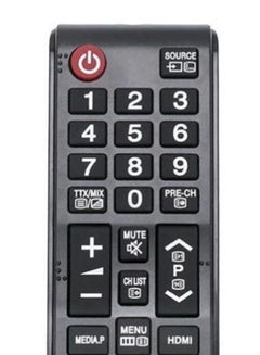 Generic Remote Control For Samsung TV Black  - Image 2