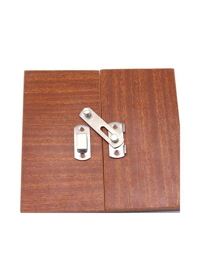 Generic Hasp Latch Gate Latches Door Lock silver  - Image 2