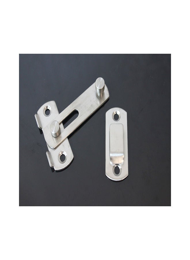 Generic Hasp Latch Gate Latches Door Lock silver  - Image 4