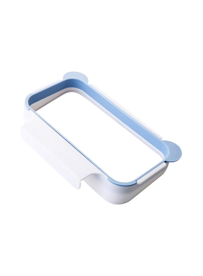 Trash Garbage Bag Holder Blue/White - Image 1