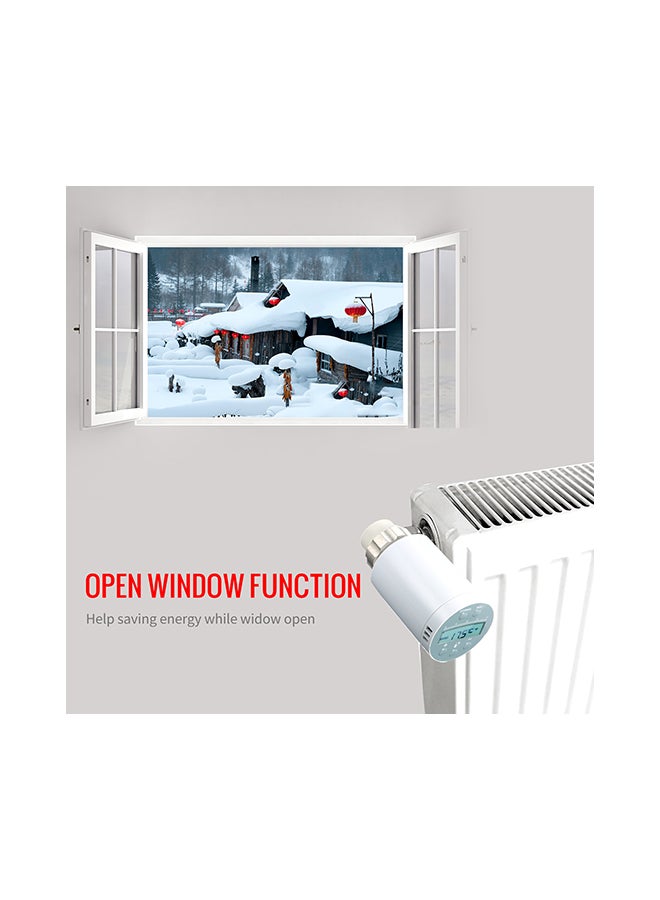 Thermostat Temperature Controller White 12x6x6cm - Image 4