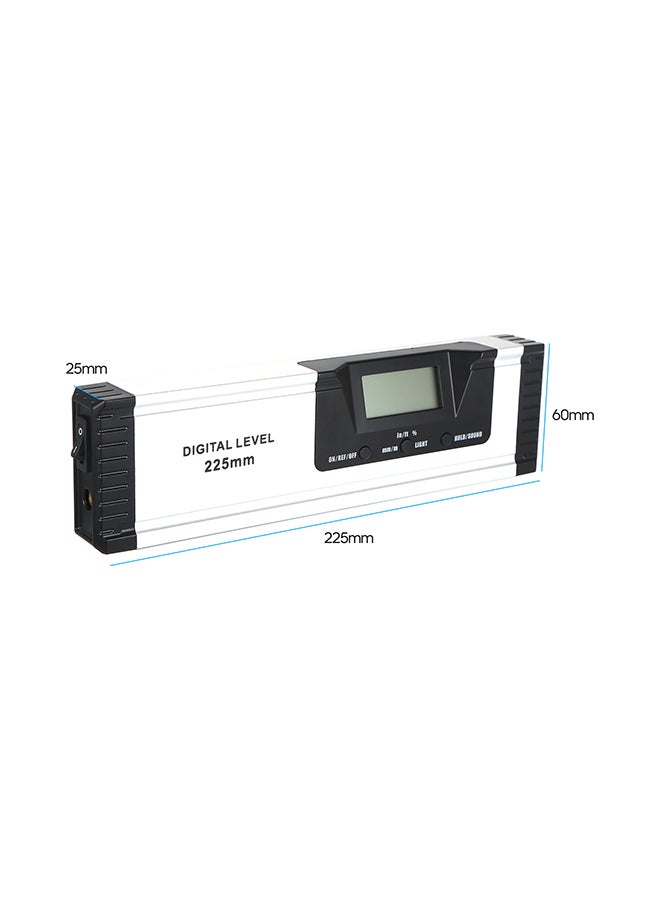 Generic Digital La-Ser Measuring Level Angle Meter White/Black  - Image 3