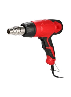 6-Piece Electric Heat Gun Air Gun Kit Red/Black