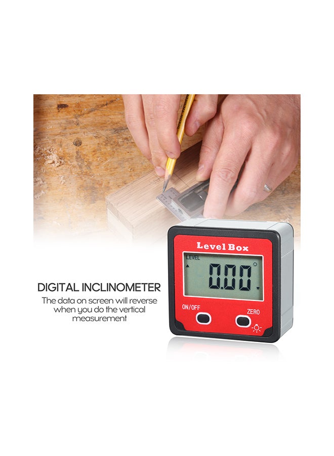 Generic - Digital Level Protractor Inclinometer Measuring Tool Multicolour - Image 1