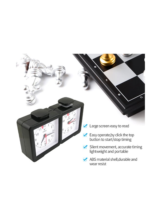 Chess Clock Electronic Count Up Down Timer Black  - Image 3