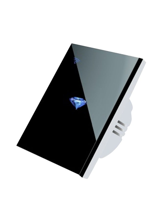 لوحة مفاتيح ذكية تثبت على الحائط تعمل بالواي فاي من Tuya Smart Life. أسود/ أبيض 12.50x4.50x7.80سم