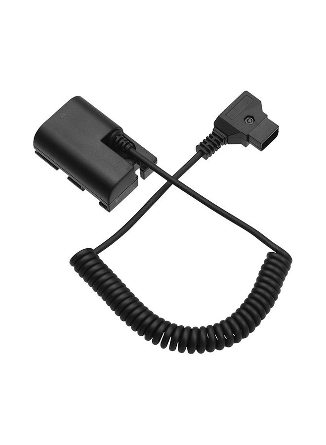 ANDOER LP-E6 DC Coupler Decoded Dummy Battery Adapter Black - Image 1