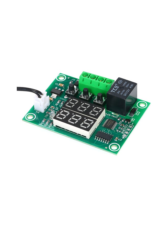 Generic Digital Temperature Controller Dual Digital Thermostat Green 12.00x2x8cm  - Image 3