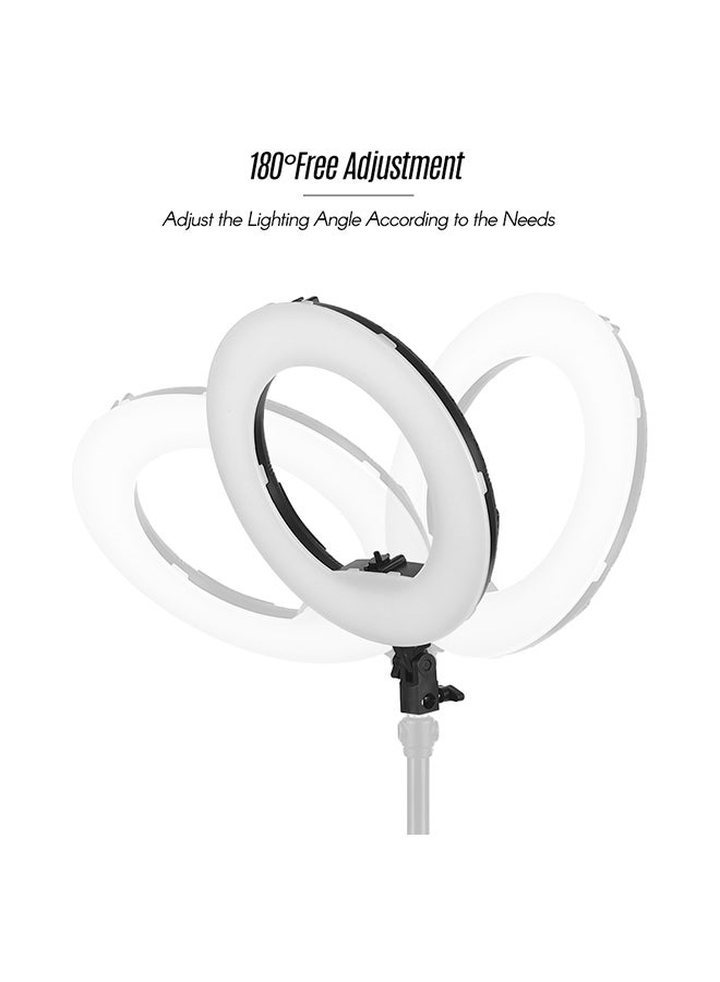 Dimmable LED Ring Light Black - Image 5